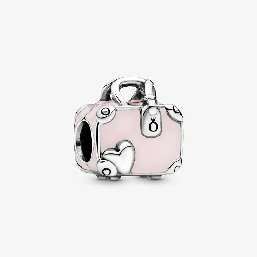 Pink Travel Bag Charm
