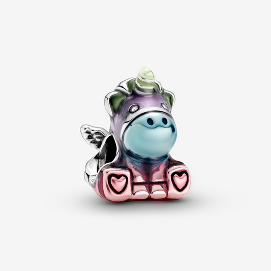 Colorful Rainbow Bruno the Unicorn Charm