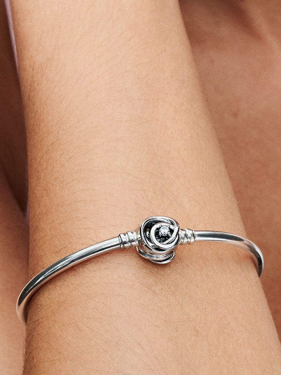 Encircled Clasp Bangle