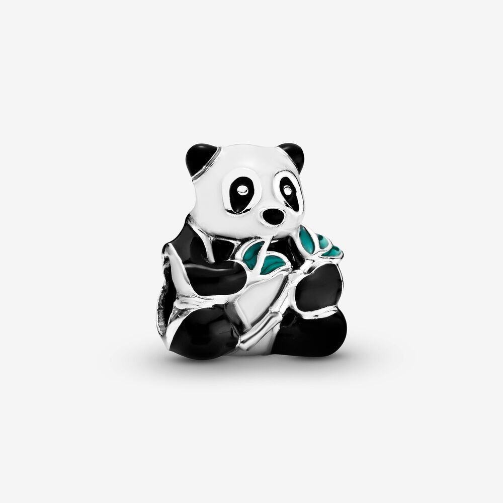 Sweet Panda Charm, Mixed-Enamel Charm