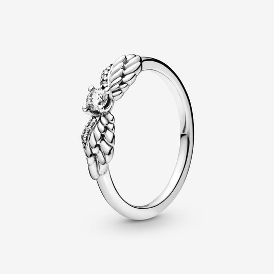 Sparkling Angel Wings Ring