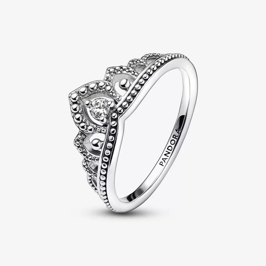Regal Beaded Tiara Ring